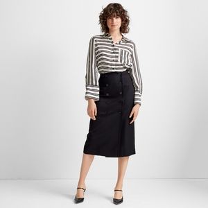 Club Monaco Button-front Skirt (US 4)